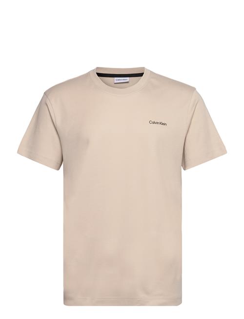 Calvin Klein Micro Logo Interlock T-Shirt Calvin Klein Cream