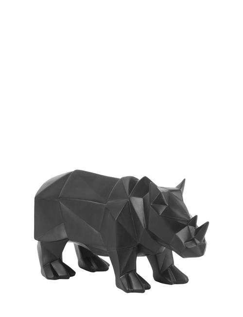 Se present time Statue Origami Rhino Present Time Black ved Booztlet