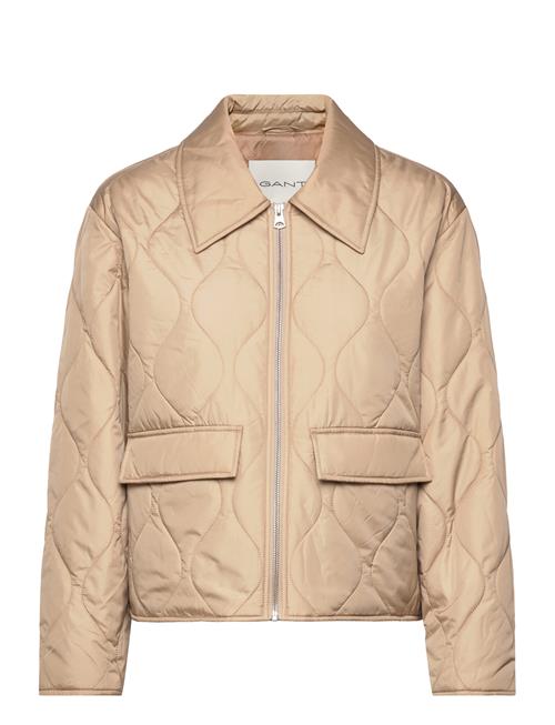 Quilted Collared Jacket GANT Beige