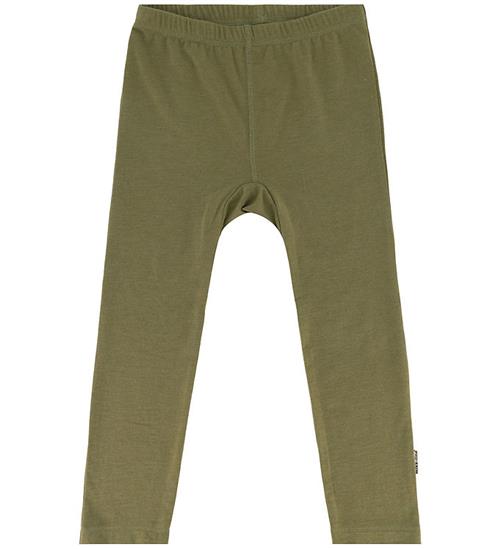 Se Mikk-Line Mikk-Line Leggings - Uld/Bambus - Dried Herb ved KidsWorld