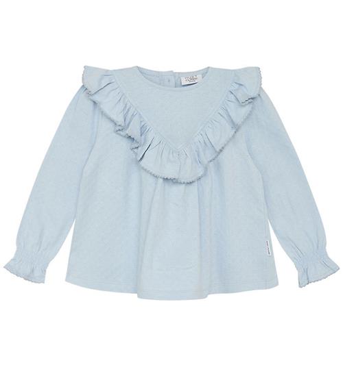 Se Hust and Claire Hust and Claire Bluse - HCAdelaida - Blue Flax ved KidsWorld