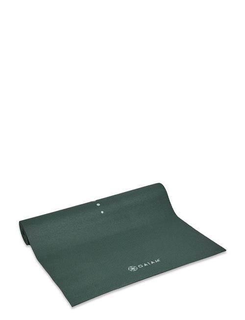 Gaiam Deep Green Vision Yoga Mat 5Mm Classic Printed Gaiam Green