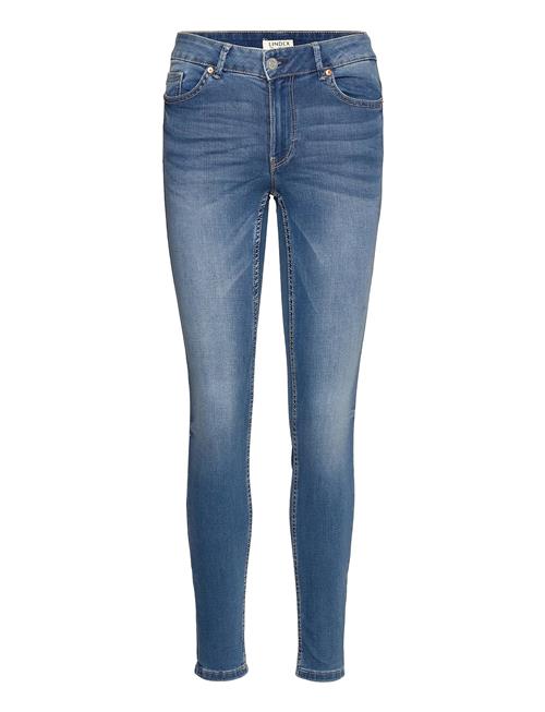 Se Lindex Trousers Denim Tova Soft Blue Lindex Blue ved Booztlet