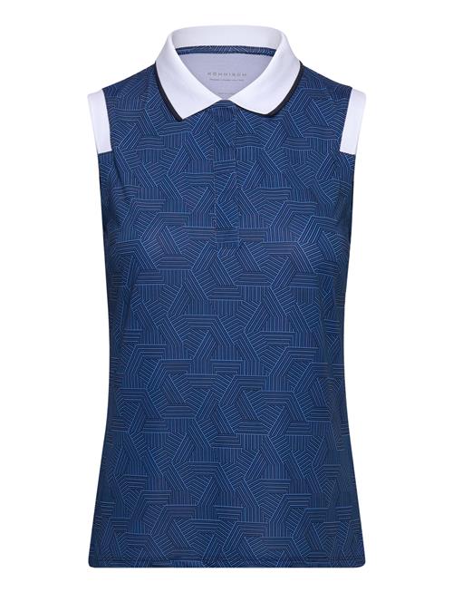 Deni Sleeveless Poloshirt Röhnisch Blue