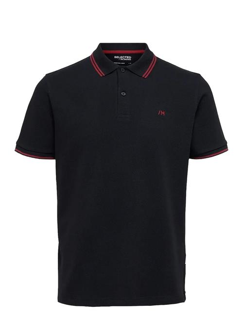 Slhdante Sport Ss Polo Noos Selected Black