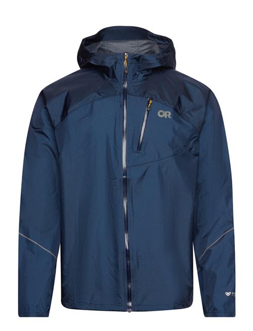 Se Outdoor Research M Helium Rain Jacket Outdoor Research Blue ved Booztlet