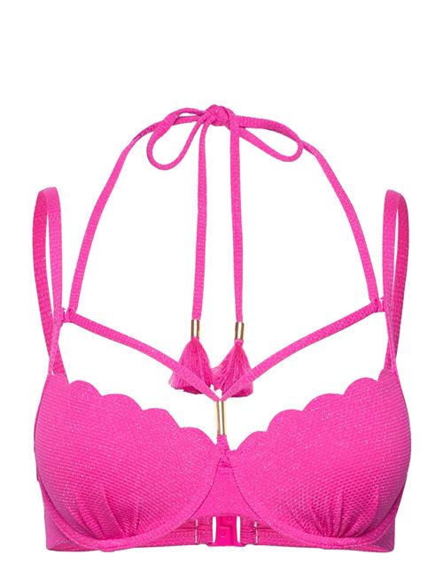 Hunkemöller Scallop Lurex Pd Hunkemöller Pink