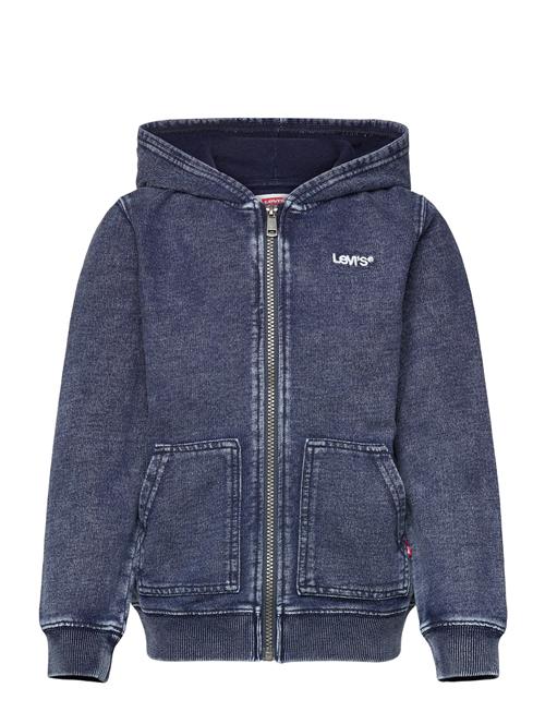 Se Levi's Levi's® Logo Indigo Full Zip Hoodie Levi's Blue ved Booztlet