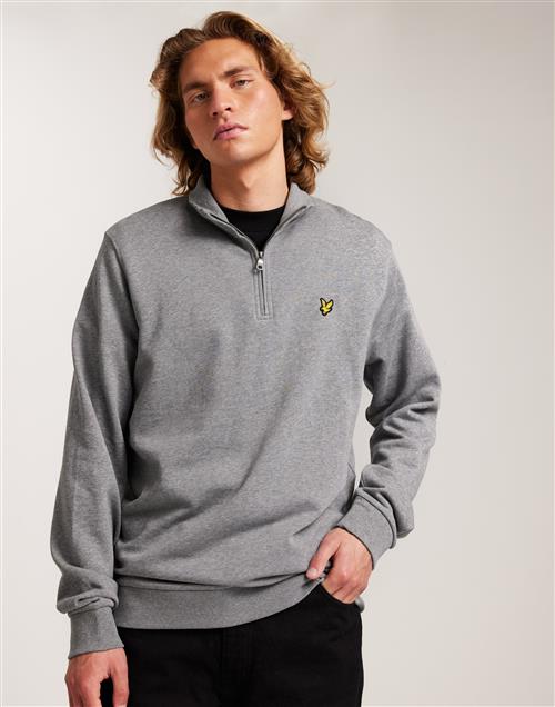 Lyle & Scott Loopback Quarter Zip Sweat Sweatshirts Grå