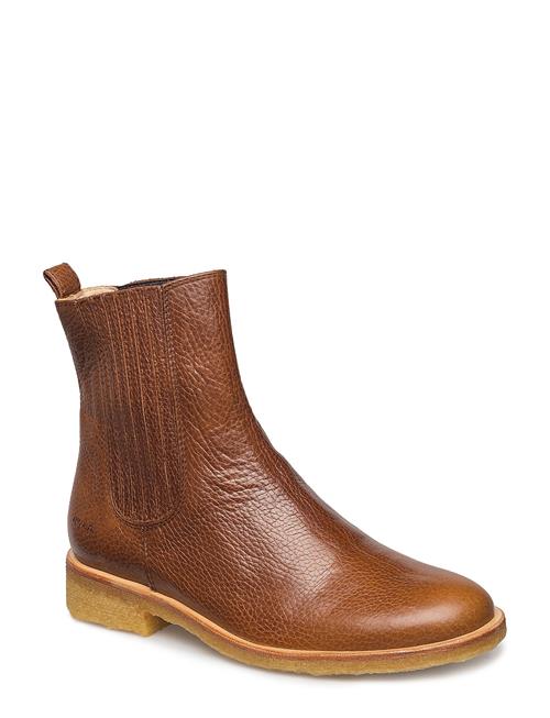 Booties - Flat - With Elastic ANGULUS Brown