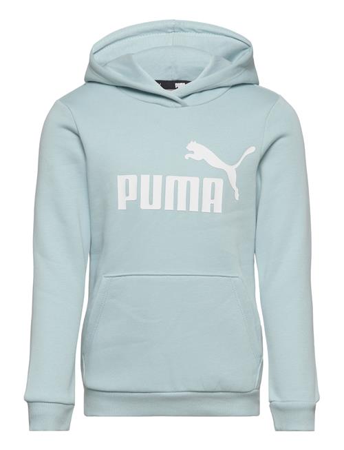 Se PUMA Ess Logo Hoodie Fl G PUMA Blue ved Booztlet