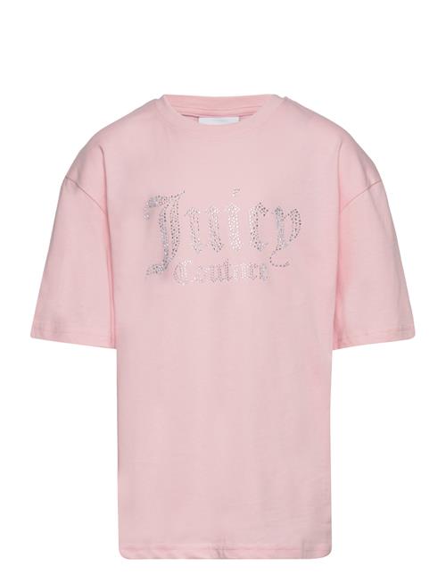 Juicy Couture Diamante Boyfriend Tee Juicy Couture Pink