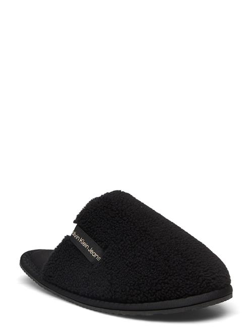 Se Calvin Klein Hotel Slipper Surfaces Sherpa Wn Calvin Klein Black ved Booztlet