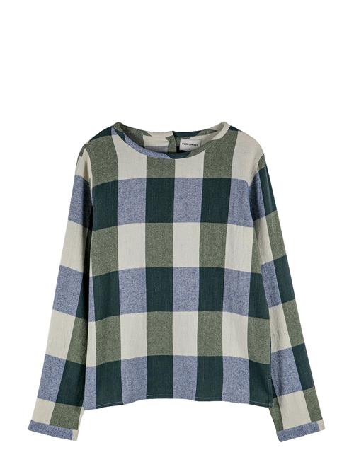 Bobo Choses Plaid Check Blouse Bobo Choses Blue