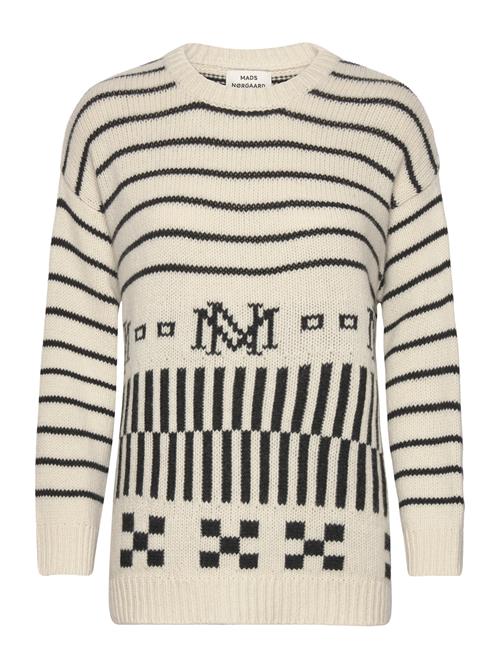 Se Mads Nørgaard Recycled Iceland Lefty Sweater Mads Nørgaard Cream ved Booztlet