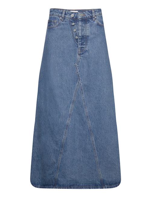 Ganni Overdyed Cutline Denim Ganni Blue