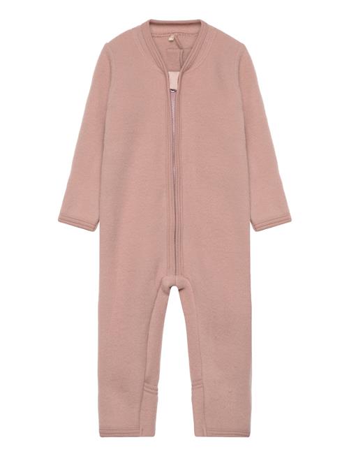 Se Huttelihut Pram Suit Soft Wool Huttelihut Pink ved Booztlet