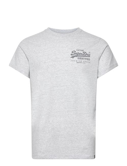 Superdry Classic Vl Heritage Chest Tee Superdry Grey