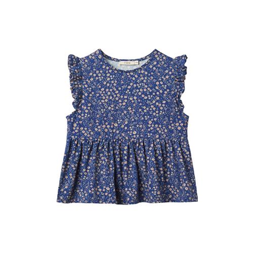 Fliink Kelly Blomstret Bluse Mazerine Blue | Blå | 92 cm