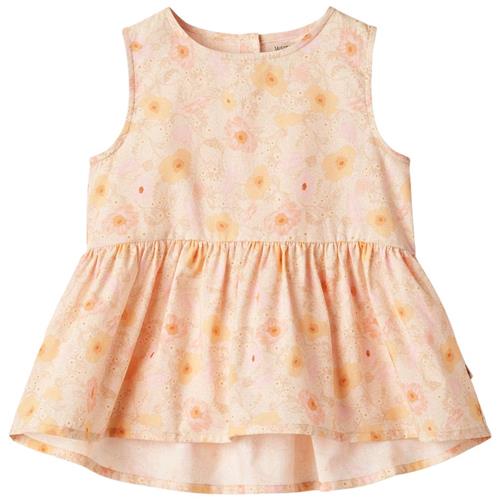 Se Wheat Bea Top Alabaster Flower Bobbles | Lyserød | 110 cm ved Babyshop