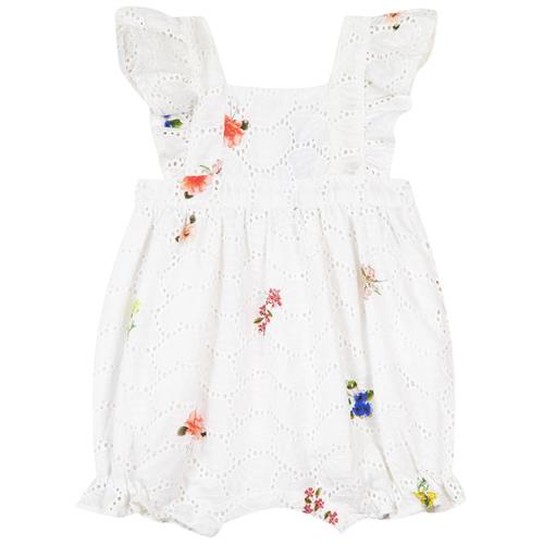 Tartine et Chocolat Hibiscus Blomstret Romper Hvid | Hvid | 3 months