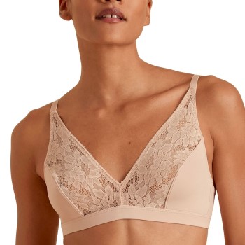 Calida Bh Natural Skin Lace Bra Beige X-Small Dame