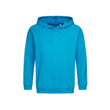 Stedman Hooded Sweatshirt Unisex Blå bomuld Medium