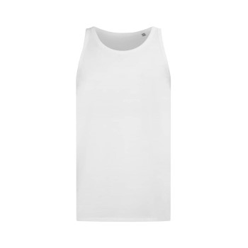 Se Stedman Tank Top For Men Hvid bomuld Medium Herre ved Timarco