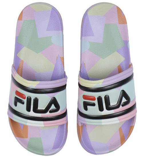 Fila Fila Badesandaler - Morro Bay P Wmn - Smoke Green/Viola