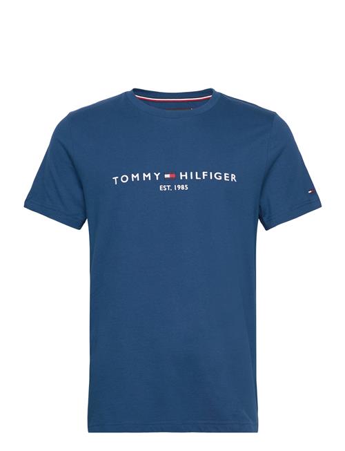 Se Tommy Hilfiger Tommy Logo Tee Tommy Hilfiger Blue ved Booztlet