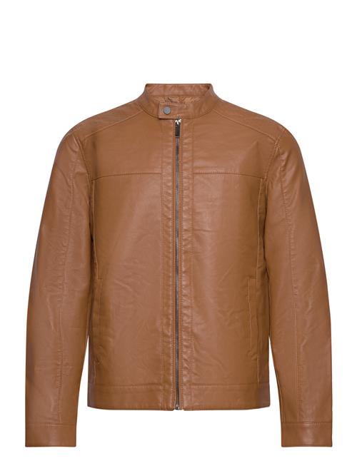 ONLY & SONS Onsmike Pu Racer Jacket Otw Noos ONLY & SONS Brown