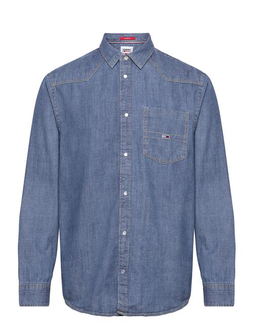 Tommy Jeans Tjm Rlx Western Denim Shirt Tommy Jeans Blue