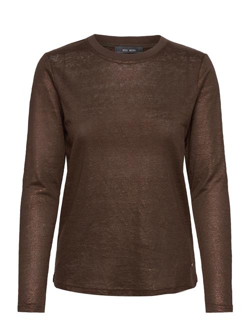 MOS MOSH Mmcasa O-Ls Foil Tee MOS MOSH Brown