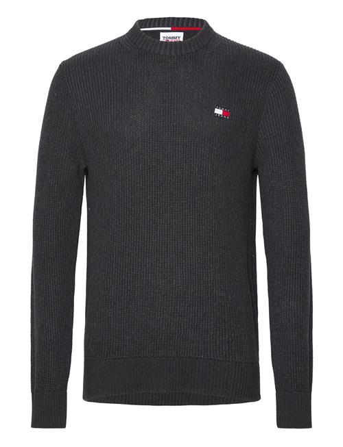 Tommy Jeans Tjm Reg Tonal Xs Badge Sweater Tommy Jeans Black