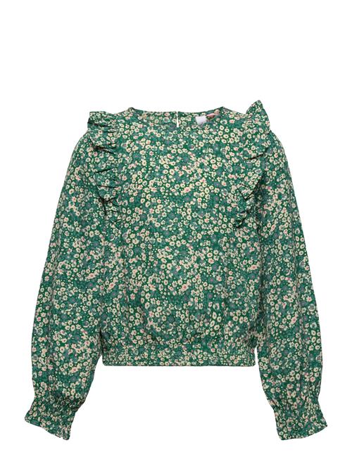 Vero Moda Vmditsy Vivika L/S Blouse Wvn Girl Vero Moda Green