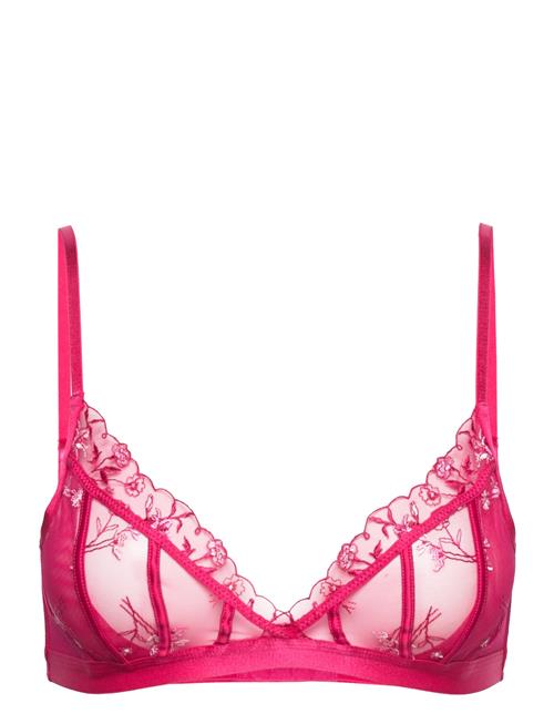 Se Hunkemöller Lieke Triangle Bralette Hunkemöller Pink ved Booztlet