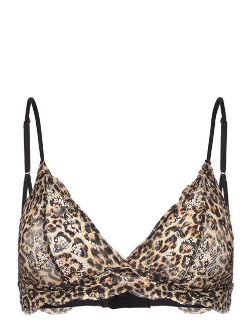 Lace Triangle Bralette Understatement Underwear Gold