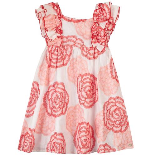 Se Tartine et Chocolat Blomstret Kjole Hvid | Rød | 3 years ved Babyshop