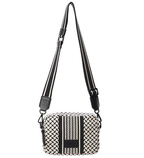 Lala Berlin Lala Berlin Skuldertaske - Milly - Heritage Stripe Black