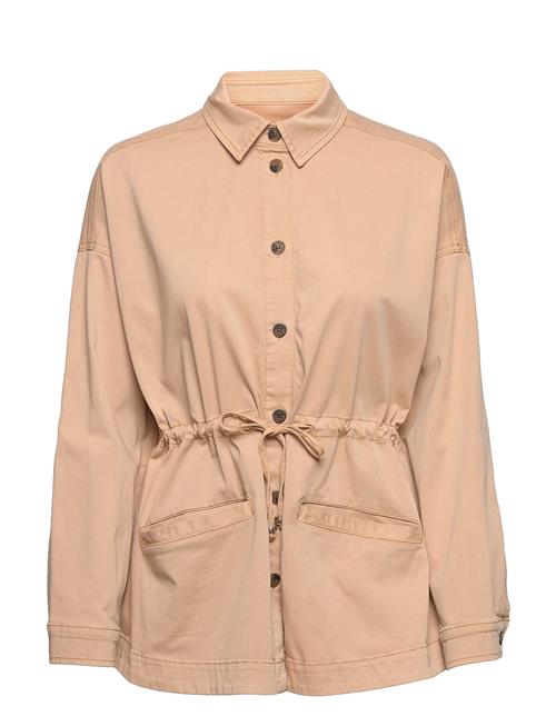 Lexington Clothing Carly Cotton/Modal Blend Overshirt Lexington Clothing Beige