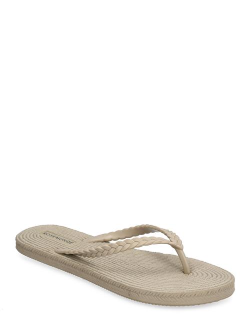 Se Flip Flops With Braided Strap Rosemunde Beige ved Booztlet