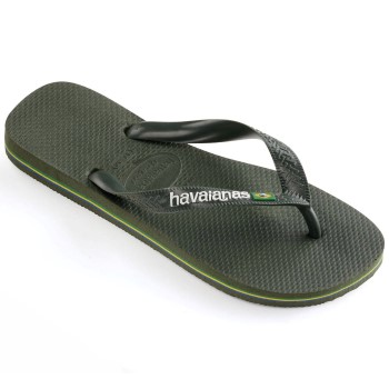 Havaianas Brasil Logo Skovgrøn Str 45/46