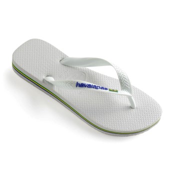 Se Havaianas Brasil Logo Hvid Str 43/44 ved Timarco