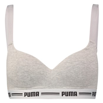 Puma Bh Iconic Padded Top Grå Large Dame