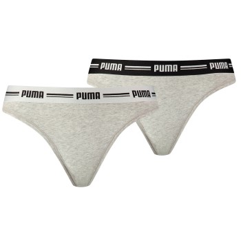 Puma Trusser 2P Iconic Solid String Grå Small Dame