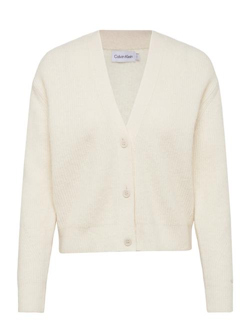 Alpaca Cardigan Calvin Klein White