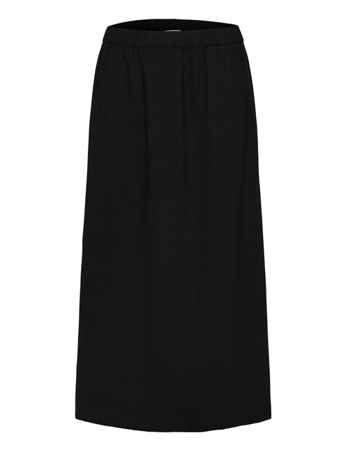 Selected Femme Slftinni-Relaxed Mw Midi Skirt B Noos Selected Femme Black