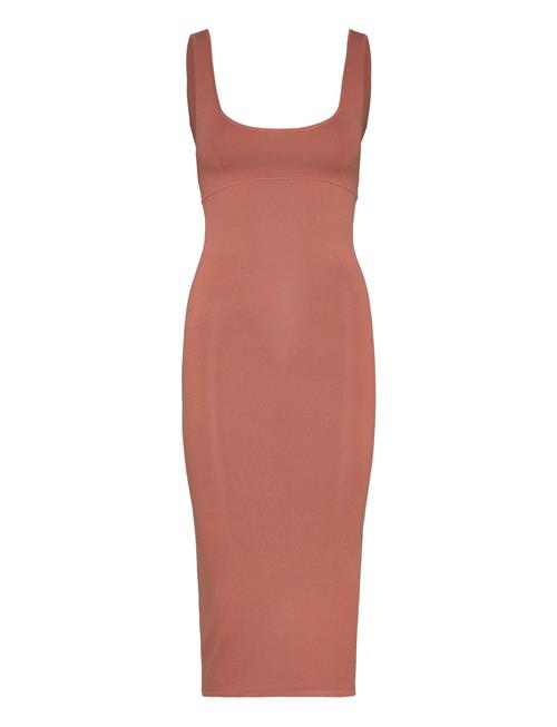 Calvin Klein Sensual Knitted Bodycon Dress Calvin Klein Brown