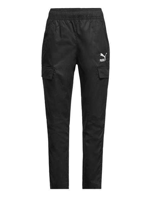 Se PUMA Classics Woven Pants B PUMA Black ved Booztlet