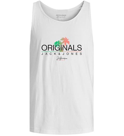 Jack & Jones Jack & Jones Tanktop - JorCasey - Bright White m. Palmer